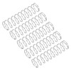 uxcell Compression Spring, 5Pcs 304 Stainless Steel, 10mm OD, 0.5mm