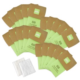 Type BB Canister Bags Replacement Fit for Oreck XL Canister Vacuum bags PKBB12DW BB180 BB280 BB850 BB870 BB900 BB1000 MV160 with 2 Motor Filter