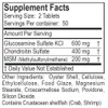 Glucosamine/Chondroitin/MSM - 100 Tablets