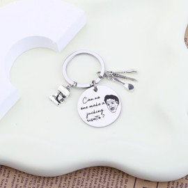 SEIRAA Chef Ramsay Keychain Cooking TV Show Inspired Gifts Can No One Make a Risotto Chef Ramsay Gifts (Can no one ca)