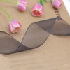 OZXCHIXU Shimmer Sheer Organza Ribbon, 1-1/2 inch x Continuous 50