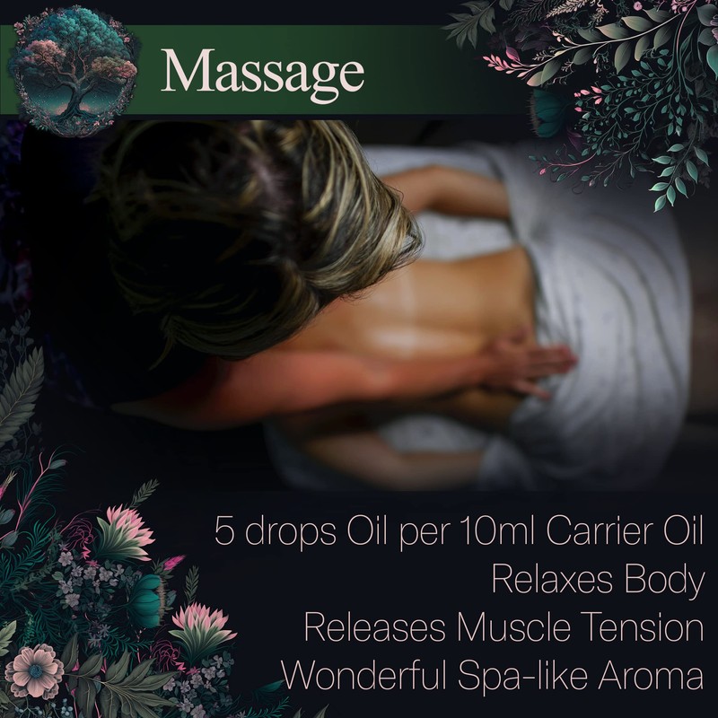 Calmer Solutions 5 Pack Essential Oils Gift Set - Aromatherapy