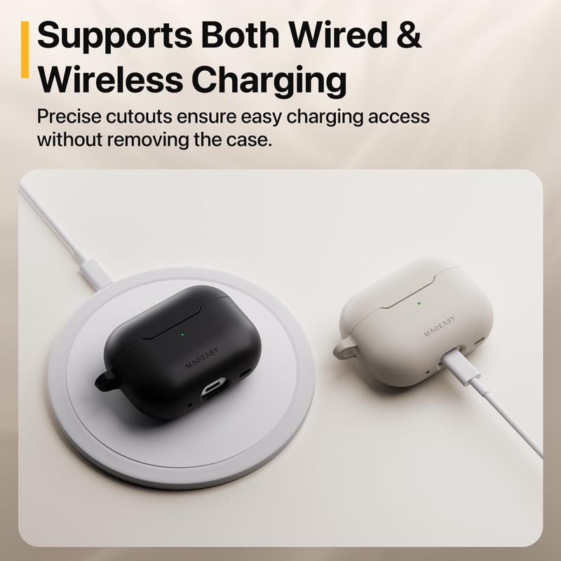 MAGEASY Designed for AirPods Pro 2 Case - Shockproof Protective