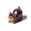 JSDDE Tiger Eye Crystal Cat Figurine for Cat Lovers Cute