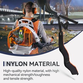 ISDOHS Blower Harness Strap for BR800/BR800x Leaf Blowers 4283 710 9001& 4283 710 9002 - OEM Replacement Left & Right Shoulder Strap Harness with Fixing Screw (Left and Right)