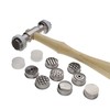 The Beadsmith Interchangeable Texture Hammer - Metal Elements - 10.5
