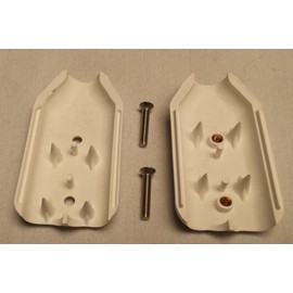 E-Z - TY Reusable Rope Clamp 1/4 inch - 2 PER Pack (White)