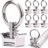 XFLYP 6PCS Lashing Rings for Lashing Rails, Single End Fitting