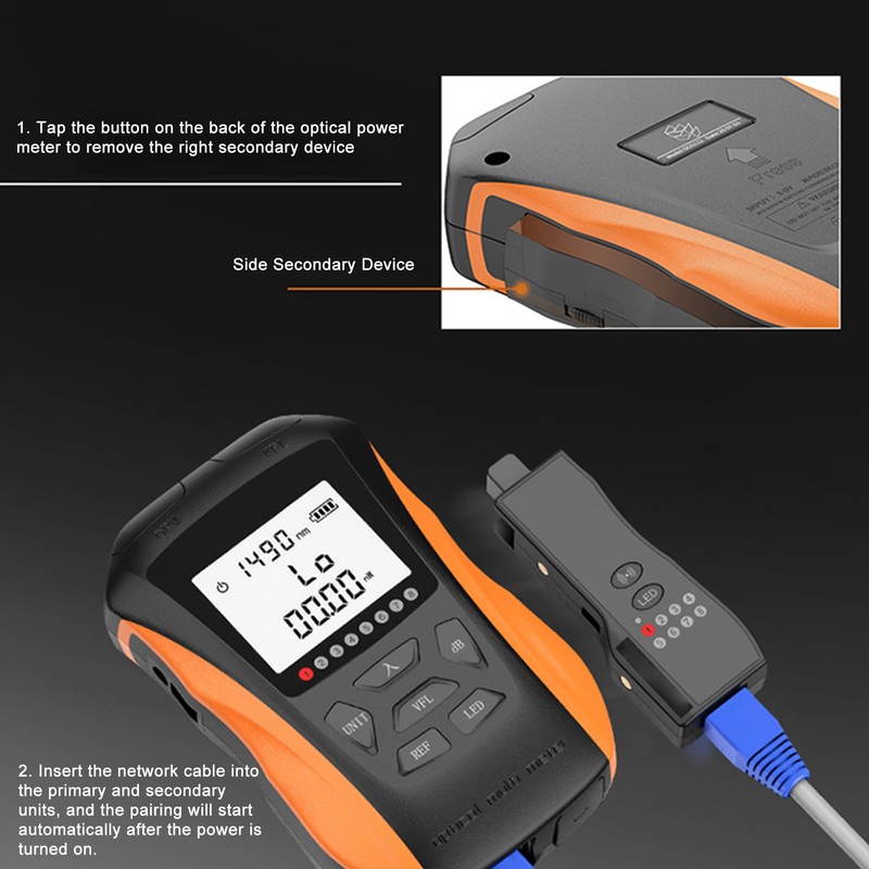 Optical Fiber Power Meter 4 in 1 Fault Locator Detector