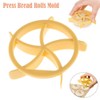 tooloflife 1 Pcs Bread Rolls Mold Round PVC 11x2.5 CM