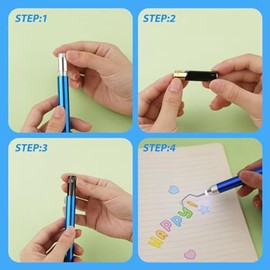 Byttlerom 5Pcs Weeding Tools for Vinyl with Light, for Removing Iron on Vinyl Paper Scrapbooking Cutting Cameos Craft Easy to Use