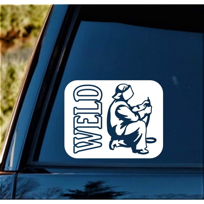 Welder Decal Sticker for Car Window 5.50 Inch BG 345