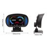 Car HUD Display OBD2 GPS Mode with Inclinometer Compass Speed