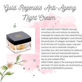 Anti-Ageing Night Day Face Cream Anti-Wrinkle Gold Regenerist Firms Skin Eye Cream Restores 50ML (NIGHT CREAM 50ML)