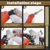 20pcs Diamond Chainsaw Sharpener, 3/16 Inch Chainsaw Accessories and Tools,