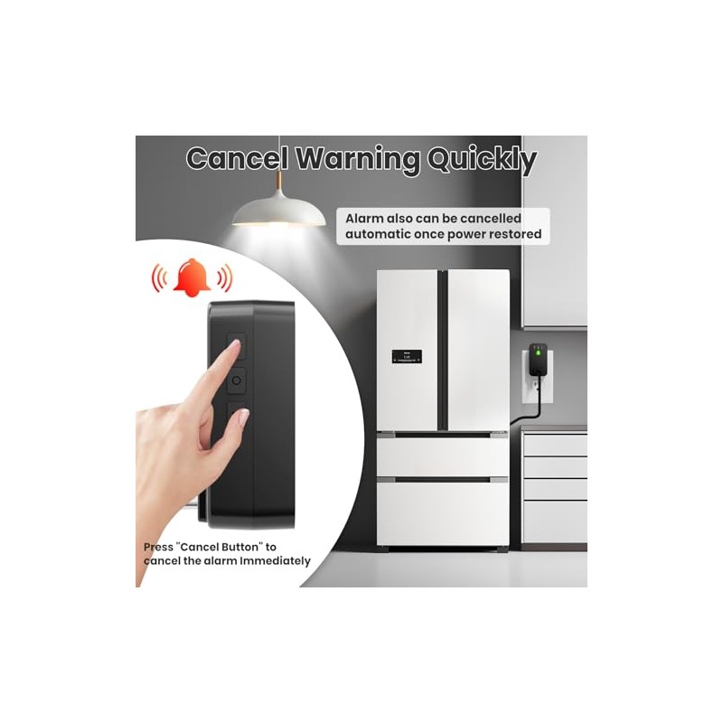 Power Failure Alarm WiFi, 2 Pack Smart Power Outage Alarm,