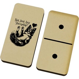 Azeeda 'Not Just Any Sheepdog' Domino Set & Box (DM00052184)