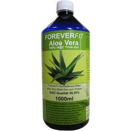 ForeverFit Aloe Vera Drinking Gel 1 x 1000ml Barbadensis Miller Leaf Gel undiluted. NO juice. NO concentrate. NO artificial vitamins. Acemannan up to 1200mg/liter. 30240