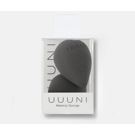 UUUNI MakeUp Sponge, 3D Sponge, Set of 2, Smooth Skin, Flexible Fit, For Use With or Without Water, Improves Base Makeup Adhesion, Beautiful Finish