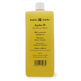 Indalo Jojoba Oil 1000 ml - Plantation Direct Sales from Spain - 100% Natural