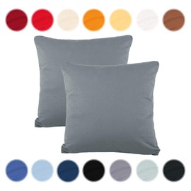 CelinaTex Twin Pack of Side Sleeper Pillowcases, 40 x 120 cm - Jersey Cotton Pillow Case for BeNature Breastfeeding Pillows, 50 x 50 cm