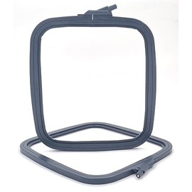 Nurge Anthracite Medium (No:3) Plastic Square Embroidery Hoop, Cross Stitch Hoops, Punch Needle Hoop , DIY Craft Sewing,ABS Plastic Embroidery Hoops