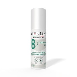 Alontan Lozione 0+ Insettorepellente - 75ml - contro zanzare e zecche - fino a 8 ore di protezione, si può usare da zero mesi, prodotto biocida a base di IR3535 10%