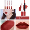 4pcs/set Lipstick Pack Set, Forma de Cigarrillo Mate de Larga