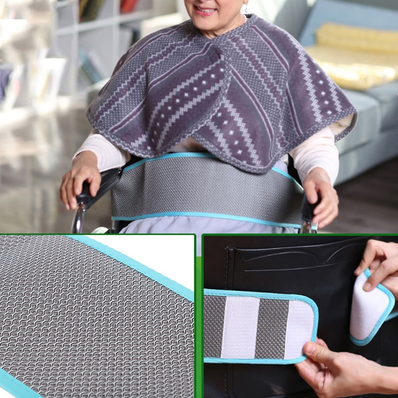 Wheelchair Safety Waist Belt Adjustable Patients Cares Seat Strap for