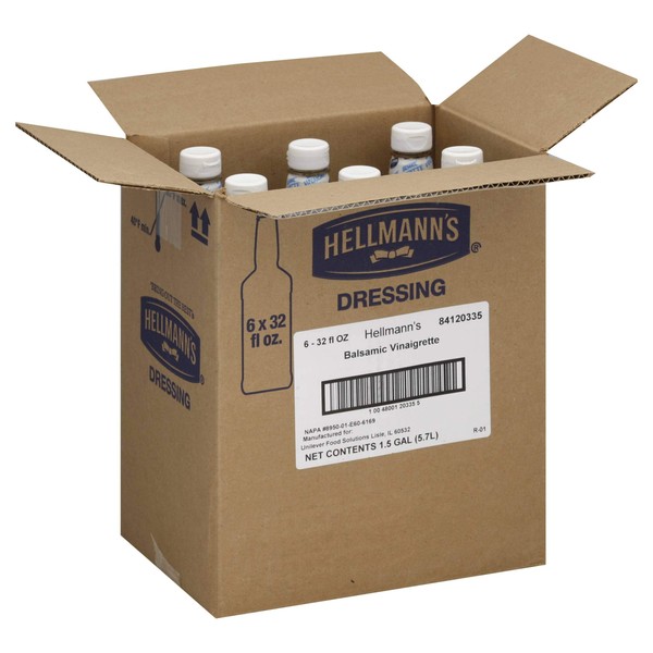 Hellmanns Balsamic Vinaigrette Dressing, 1 Gallon -- 4 per case.