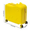18" Children's Luggage Case Rolling Kids Ride-On Suitcase W/ Lock