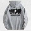 Misery Star Silhouette Hoodie 100% Cotton US Warehouse 7 ColorsColor:
