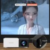 Diyeeni Mini Projector,Portable Movie Projector, Smart Home Projector for Home