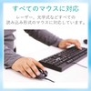 エレコム マウスパッド リストレスト ゲル素材 デスクに吸着 ブラック MP-GELBK