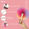 FISURA Folding Fan with Paper Folding Fan Colorful Pai Pai