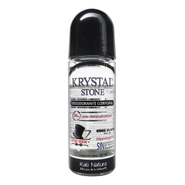 Desodorante en Roll On Krystal Stone Cool Black Men 90ml