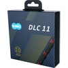KMC Unisex's Black/Red DLC 11 Chain, 1/2” x 11/128”