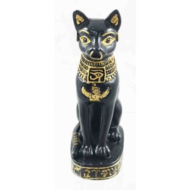 Gifts & Decor Egyptian Protector Guardian Deity Ubasti Bastet Cat Dollhouse Miniature Figurine 3" H