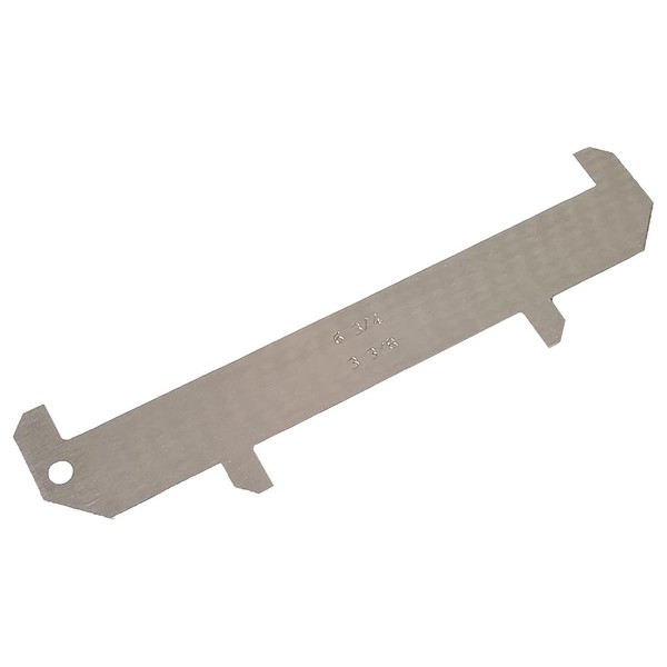 JCS (2025) 6-3/4x3-3/8 Aluminum Lobster Gauge - Outer Cape Legal