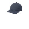 Port Authority Leather Strap Cap,Navy,One Size