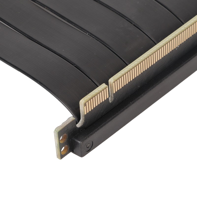 PCIE 3.0 X16 Riser Cable 180 Degree High Speed Flexible