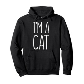 I'm A Cat Shirt Adult Kids Men Women Cat Costume Pullover Hoodie