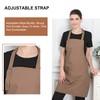 Yotsuba Apron, Unisex Bib Apron, Upgraded Waterproof Canvas, Adjustable, Multiple