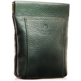 BLUE SINCERE CC10 All-in-One Coin Case, Genuine Leather, Mini Wallet, Can Hold Credit Cards, Bills, Keys, One Hand, Pakapaka Coin Purse, Men's, Women's, Simple, Minimalist, deepgreen