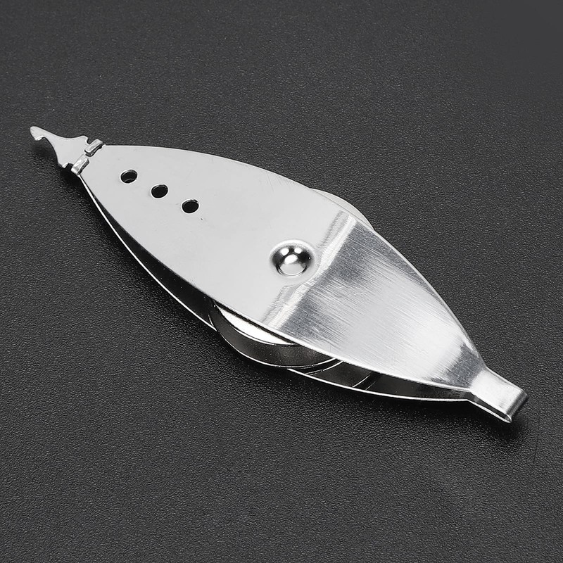 Frivolité de Aguja de Metal Plateado para Encaje DIY, Herramienta