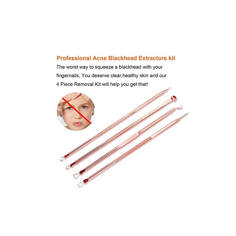 Set de Acero Inoxidable Espinilla Acné Blemish Eliminación de la