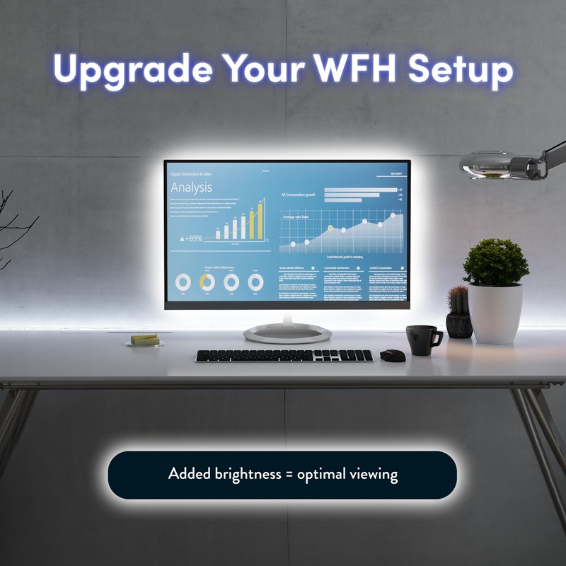 Luminoodle LED TV Backlight - USB Powered LED HDTV Bias