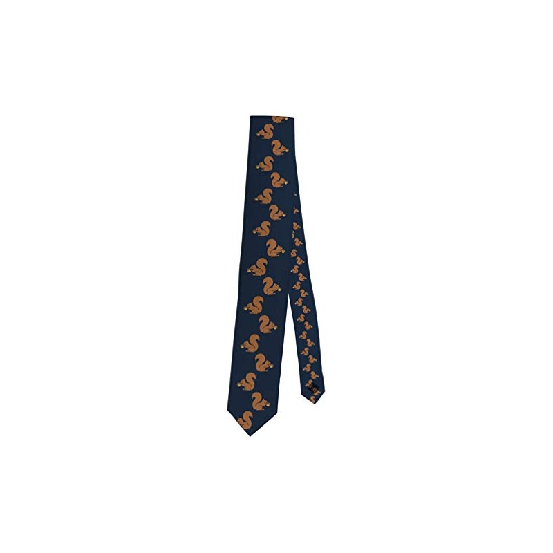 ThisWear Funny Squirrel Gifts for Men Squirrel Tie Squirrel Office