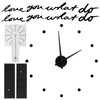 Innovative DIY Wall Clock Stylish Mirror Surface Sticker Clock Modern