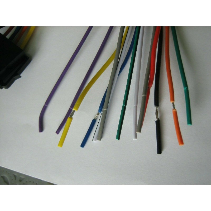 Sjoybring 2 Din Car Stereo Power & Speaker Wire Harness